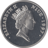 1997 SILVER PROOF TWO DOLLARS 925 SILVER NIUE ISLANDS 2 - SILVER WORLD COINS - Cambridgeshire Coins