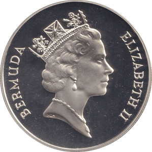 1997 SILVER PROOF TWO DOLLARS BERMUDA ELIZABETH AND PHILLIP - SILVER WORLD COINS - Cambridgeshire Coins