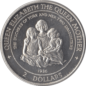 1997 SILVER PROOF TWO DOLLARS COOK ISLANDS - SILVER WORLD COINS - Cambridgeshire Coins