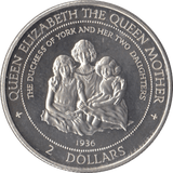 1997 SILVER PROOF TWO DOLLARS COOK ISLANDS - SILVER WORLD COINS - Cambridgeshire Coins