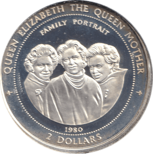 1997 SILVER PROOF TWO DOLLARS FAMILY PORTRAIT - SILVER WORLD COINS - Cambridgeshire Coins