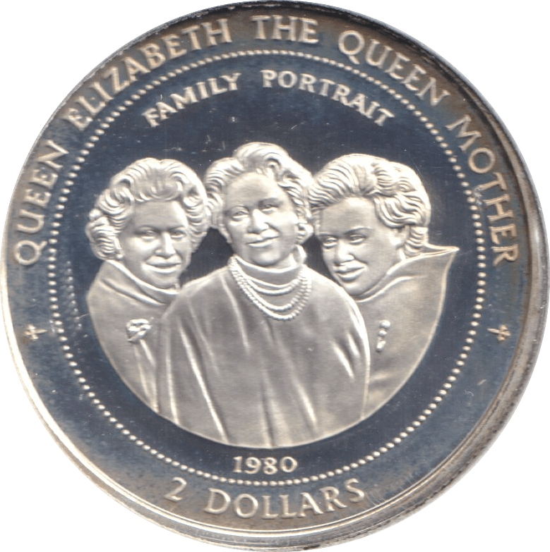 1997 SILVER PROOF TWO DOLLARS FAMILY PORTRAIT - SILVER WORLD COINS - Cambridgeshire Coins