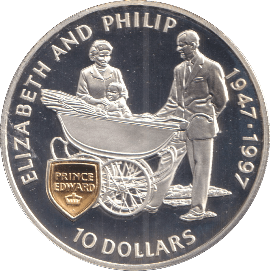 1997 SILVER TEN DOLLARS PITCAIRN ISLANDS - SILVER WORLD COINS - Cambridgeshire Coins