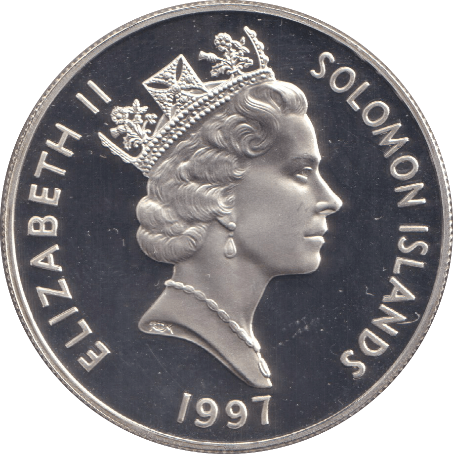 1997 TEN DOLLARS ELIZABETH AND PHILIP - WORLD COINS - Cambridgeshire Coins