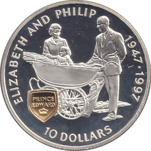 1997 TEN DOLLARS ELIZABETH AND PHILIP - WORLD COINS - Cambridgeshire Coins