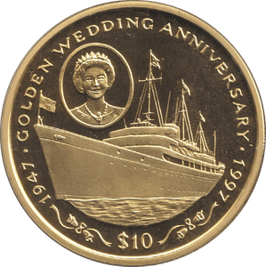 1997 TEN DOLLARS SIERRA LEONE - WORLD COINS - Cambridgeshire Coins