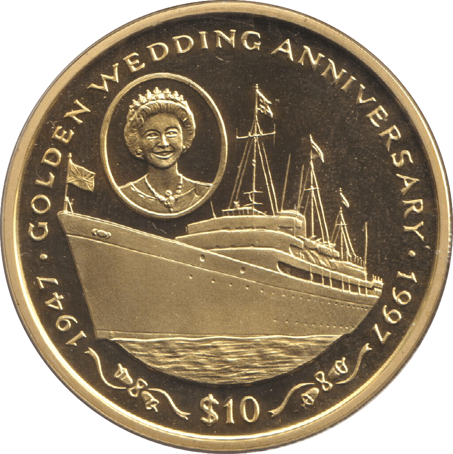 1997 TEN DOLLARS SIERRA LEONE - WORLD COINS - Cambridgeshire Coins