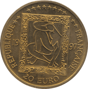 1997 TWENTY EUROS FRANCE - WORLD COINS - Cambridgeshire Coins