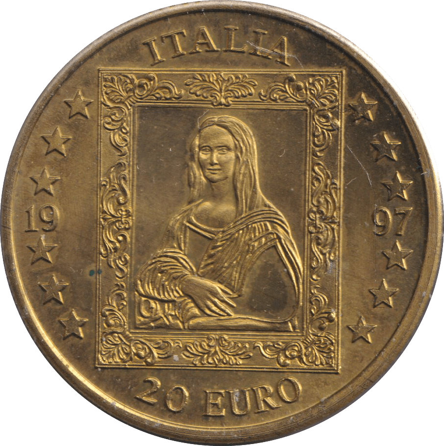 1997 TWENTY EUROS ITALY - WORLD COINS - Cambridgeshire Coins