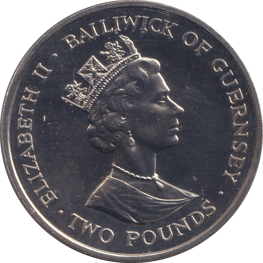 1997 TWO POUND BAILIWICK OF GUERNSEY BU - WORLD COINS - Cambridgeshire Coins