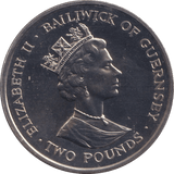 1997 TWO POUND BAILIWICK OF GUERNSEY BU - WORLD COINS - Cambridgeshire Coins