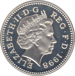 1998 £1 SILVER PROOF - £1 Silver Proof - Cambridgeshire Coins