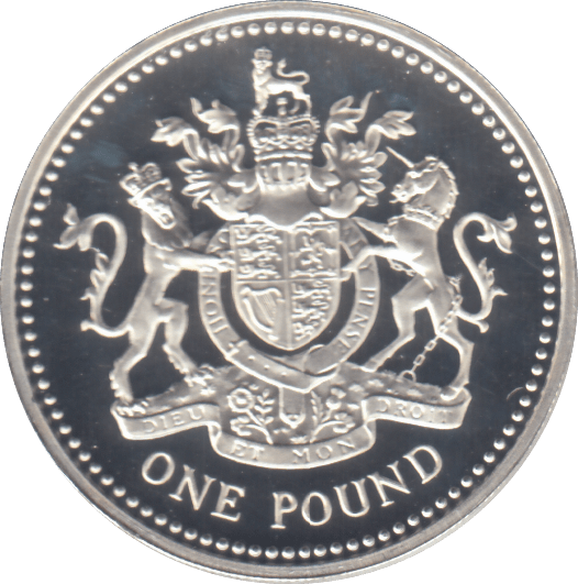 1998 £1 SILVER PROOF - £1 Silver Proof - Cambridgeshire Coins