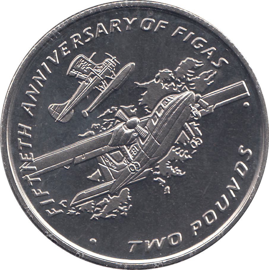 1998 2 POUNDS FIFTIETH ANNIVERSARY OF FIGAS ( BU ) - £2 BU - Cambridgeshire Coins
