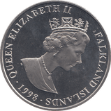 1998 2 POUNDS FIFTIETH ANNIVERSARY OF FIGAS ( BU ) - £2 BU - Cambridgeshire Coins