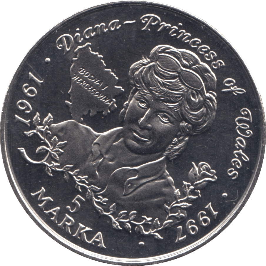 1998 5 MARKA - Coin Album - Cambridgeshire Coins