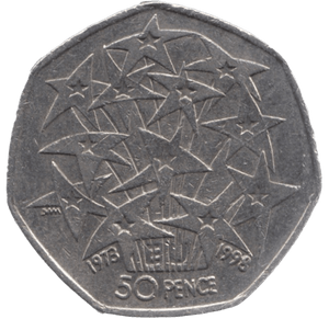 1998 CIRCULATED 50P EU ENTRY - 50P CIRCULATED - Cambridgeshire Coins