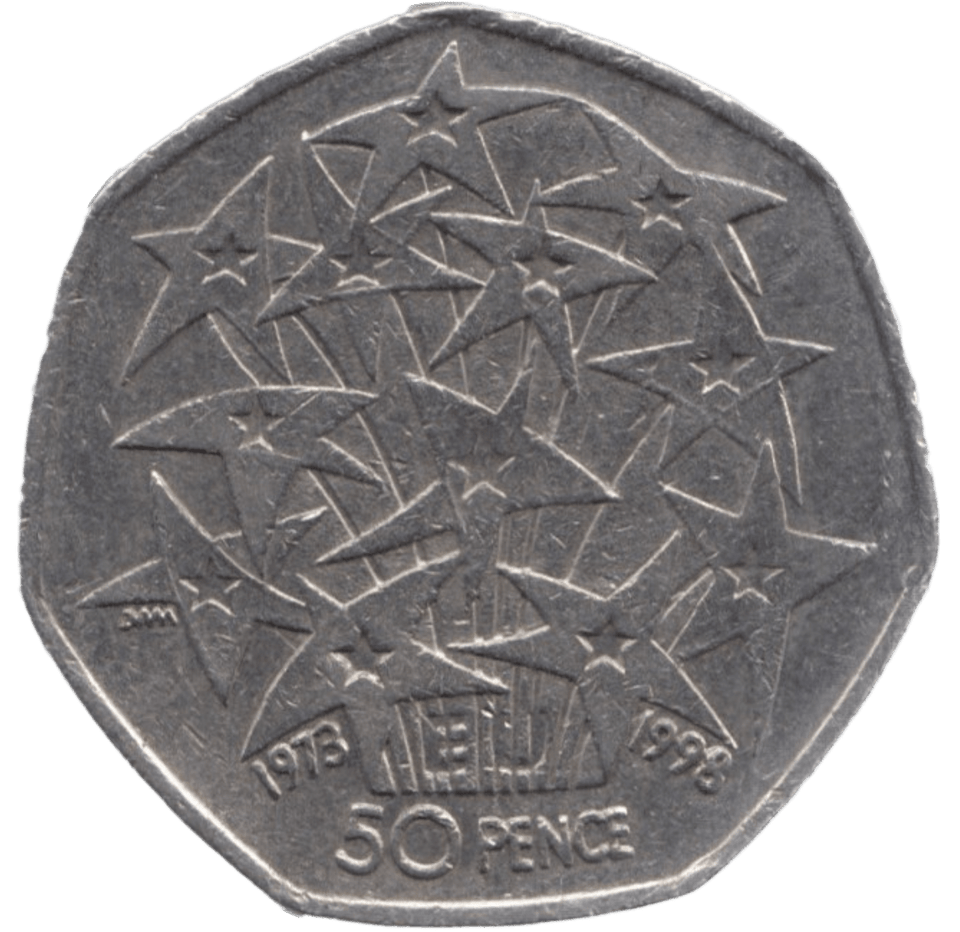 1998 CIRCULATED 50P EU ENTRY - 50P CIRCULATED - Cambridgeshire Coins