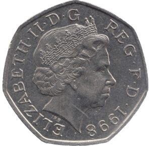 1998 CIRCULATED 50P EU ENTRY - 50P CIRCULATED - Cambridgeshire Coins