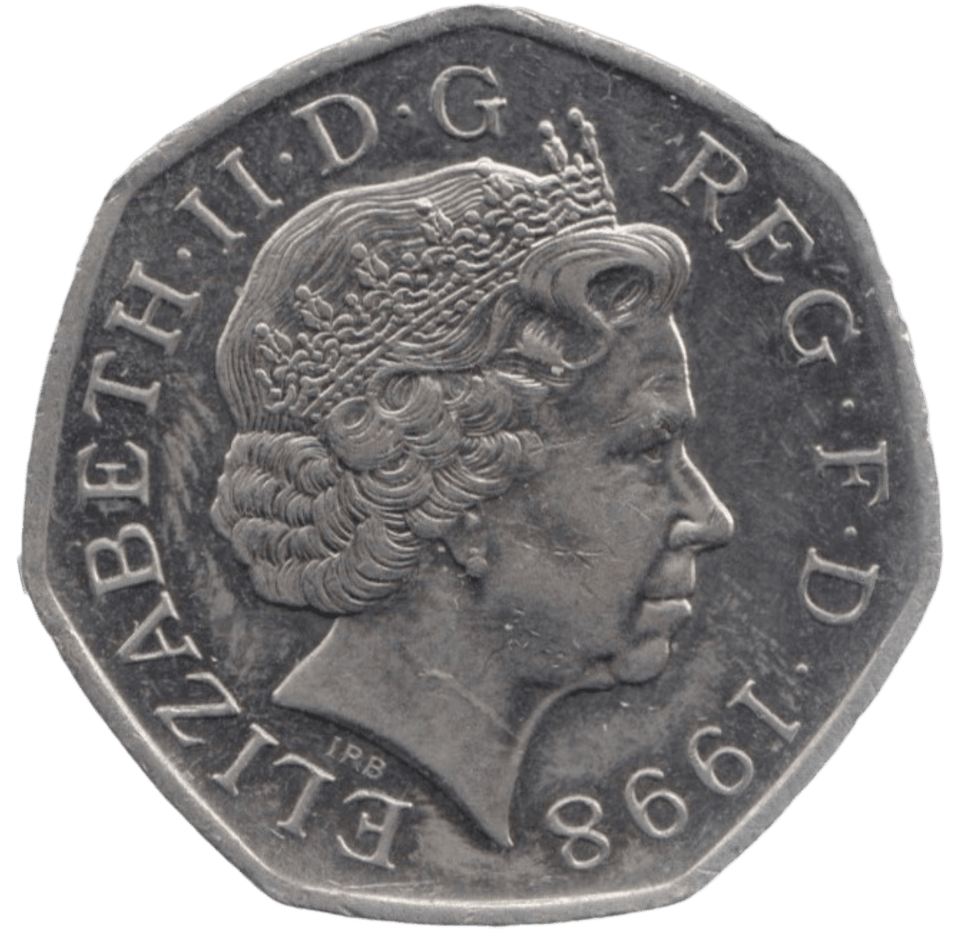 1998 CIRCULATED 50P NHS - 50P CIRCULATED - Cambridgeshire Coins