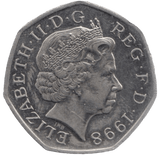 1998 CIRCULATED 50P NHS - 50P CIRCULATED - Cambridgeshire Coins