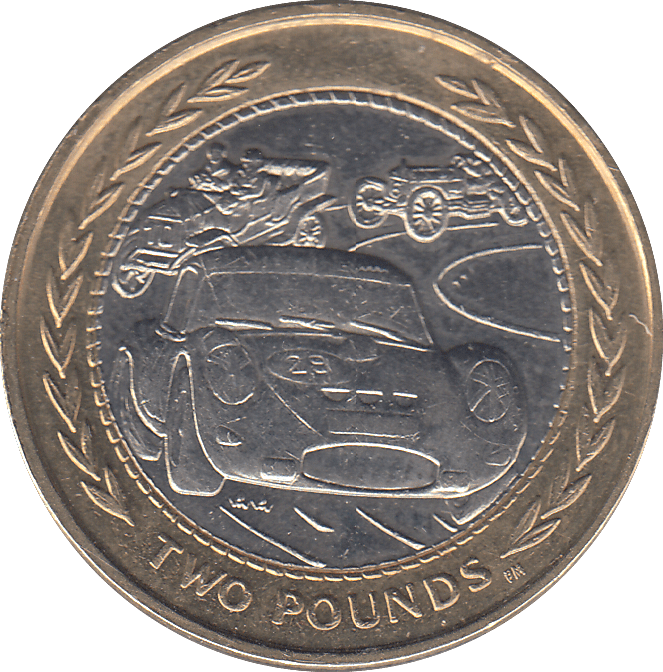 1998 CLASSIC RALLY £2 ISLE OF MAN - WORLD COINS - Cambridgeshire Coins