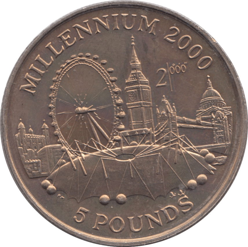 1998 FIVE POUNDS GIBRALTAR - WORLD COINS - Cambridgeshire Coins