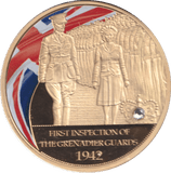 1998 GOLD PLATED COMMEMORATIVE MEDALLION QUEEN ELIZABETH II - WORLD COINS - Cambridgeshire Coins