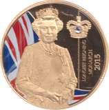1998 GOLD PLATED COMMEMORATIVE MEDALLION QUEEN ELIZABETH II - WORLD COINS - Cambridgeshire Coins