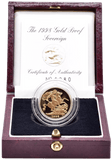 1998 GOLD PROOF SOVEREIGN BOXED - GOLD PROOF SOVEREIGNS - Cambridgeshire Coins