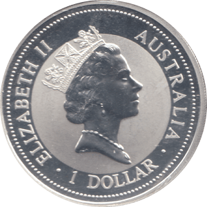 1998 KOOKABURRA 1 OZ .999 FINE SILVER AUSTRALIA DOLLAR - SILVER WORLD COINS - Cambridgeshire Coins