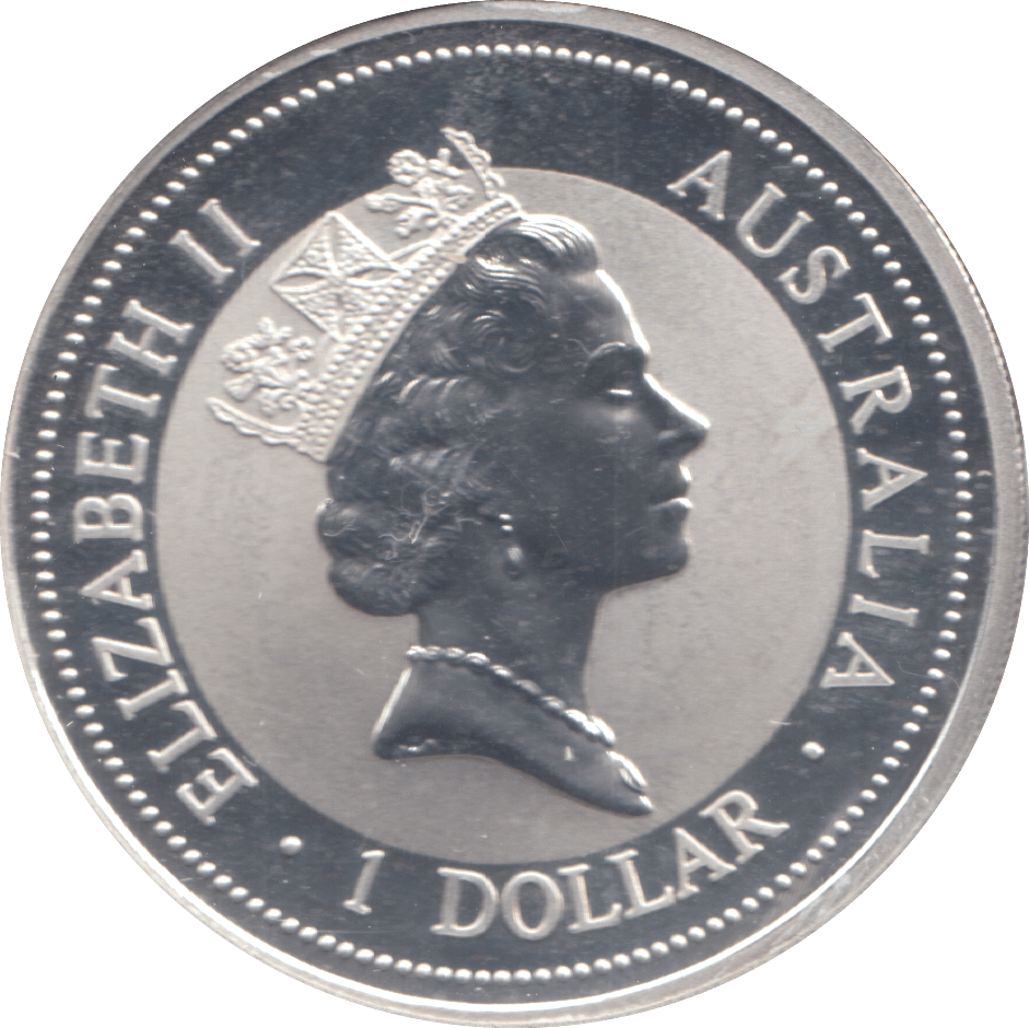 1998 KOOKABURRA 1 OZ .999 FINE SILVER AUSTRALIA DOLLAR - SILVER WORLD COINS - Cambridgeshire Coins