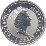 1998 KOOKABURRA 1 OZ .999 FINE SILVER AUSTRALIA DOLLAR - SILVER WORLD COINS - Cambridgeshire Coins
