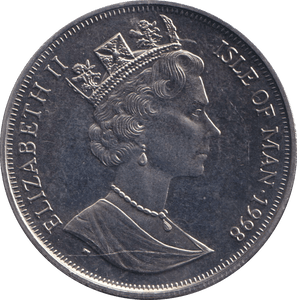 1998 ONE CROWN BIRMAN CAT ISLE OF MAN - WORLD COINS - Cambridgeshire Coins