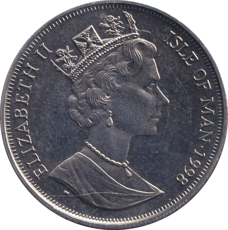 1998 ONE CROWN BIRMAN CAT ISLE OF MAN - WORLD COINS - Cambridgeshire Coins