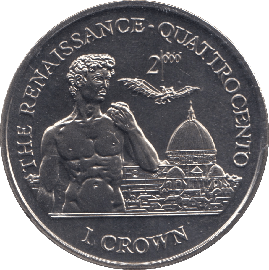 1998 ONE CROWN - WORLD COINS - Cambridgeshire Coins