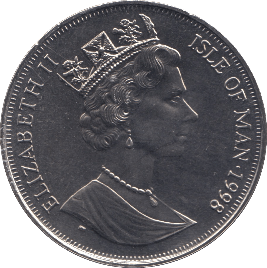 1998 ONE CROWN - WORLD COINS - Cambridgeshire Coins
