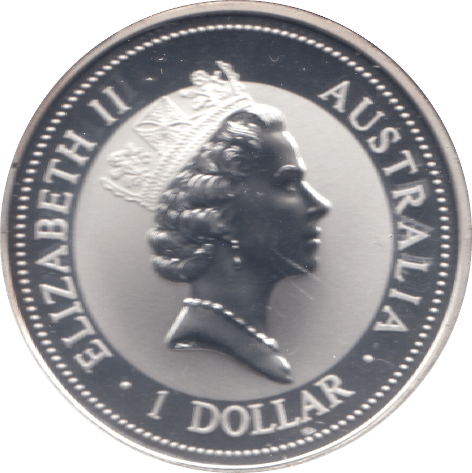 1998 ONE DOLLAR KOOKABURRA SILVER PROOF - SILVER WORLD COINS - Cambridgeshire Coins