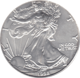 1998 ONE DOLLAR SILVER PROOF USA - SILVER WORLD COINS - Cambridgeshire Coins