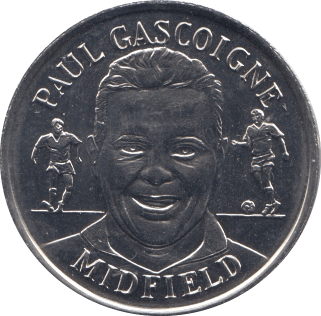 1998 PAUL GASCOIGNE MIDFIELD - WORLD COINS - Cambridgeshire Coins