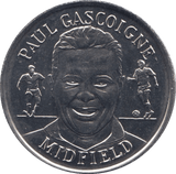 1998 PAUL GASCOIGNE MIDFIELD - WORLD COINS - Cambridgeshire Coins