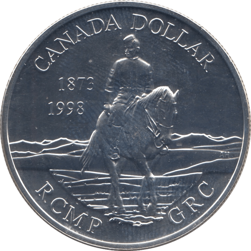 1998 SILVER BU CANADA COMMEMORATIVE DOLLAR - SILVER WORLD COINS - Cambridgeshire Coins