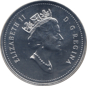 1998 SILVER BU CANADA COMMEMORATIVE DOLLAR - SILVER WORLD COINS - Cambridgeshire Coins