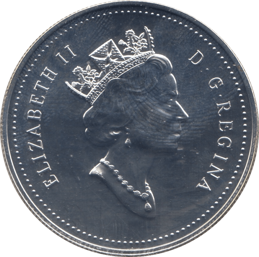 1998 SILVER BU CANADA COMMEMORATIVE DOLLAR - SILVER WORLD COINS - Cambridgeshire Coins