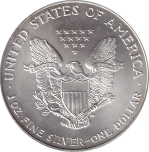 1998 SILVER DOLLAR USA - SILVER WORLD COINS - Cambridgeshire Coins