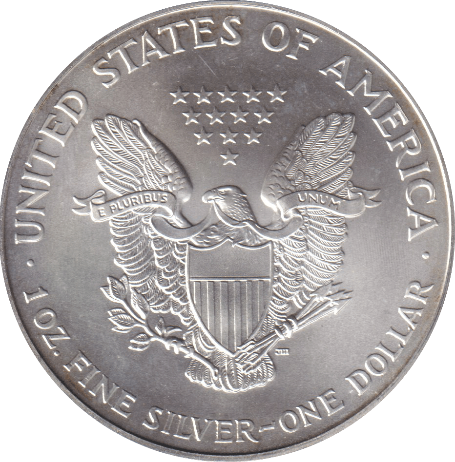 1998 SILVER DOLLAR USA - SILVER WORLD COINS - Cambridgeshire Coins