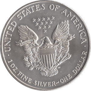 1998 SILVER LIBERTY DOLLAR USA - SILVER WORLD COINS - Cambridgeshire Coins