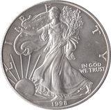 1998 SILVER LIBERTY DOLLAR USA - SILVER WORLD COINS - Cambridgeshire Coins