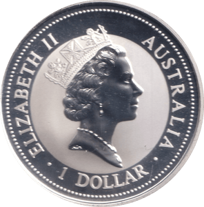 1998 SILVER ONE DOLLAR AUSTRALIA - SILVER WORLD COINS - Cambridgeshire Coins