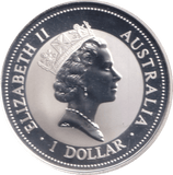 1998 SILVER ONE DOLLAR AUSTRALIA - SILVER WORLD COINS - Cambridgeshire Coins